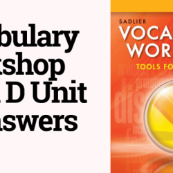 Vocabulary workshop level d unit 10