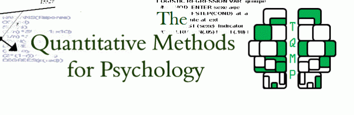 Quantitative methods in psychology rutgers