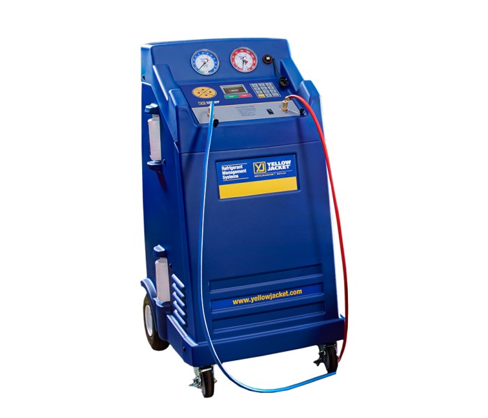 Recovery/recycling/recharging equipment certified to sae j2788: